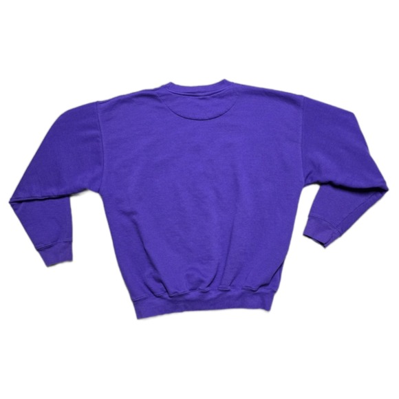 VTG 00s LSU Tigers Purple Sweatshirt OVB Mens Size XL Embroidered - Picture 2 of 15